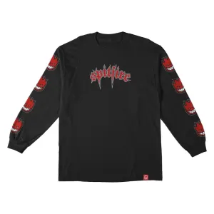 Spitfire L/S T-Shirt Venom Bighead Fill - Black / Red / White / Black Prints