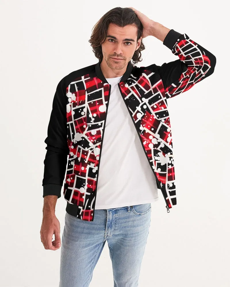 Splatter Punk Men's All-Over Print Bomber Jacket