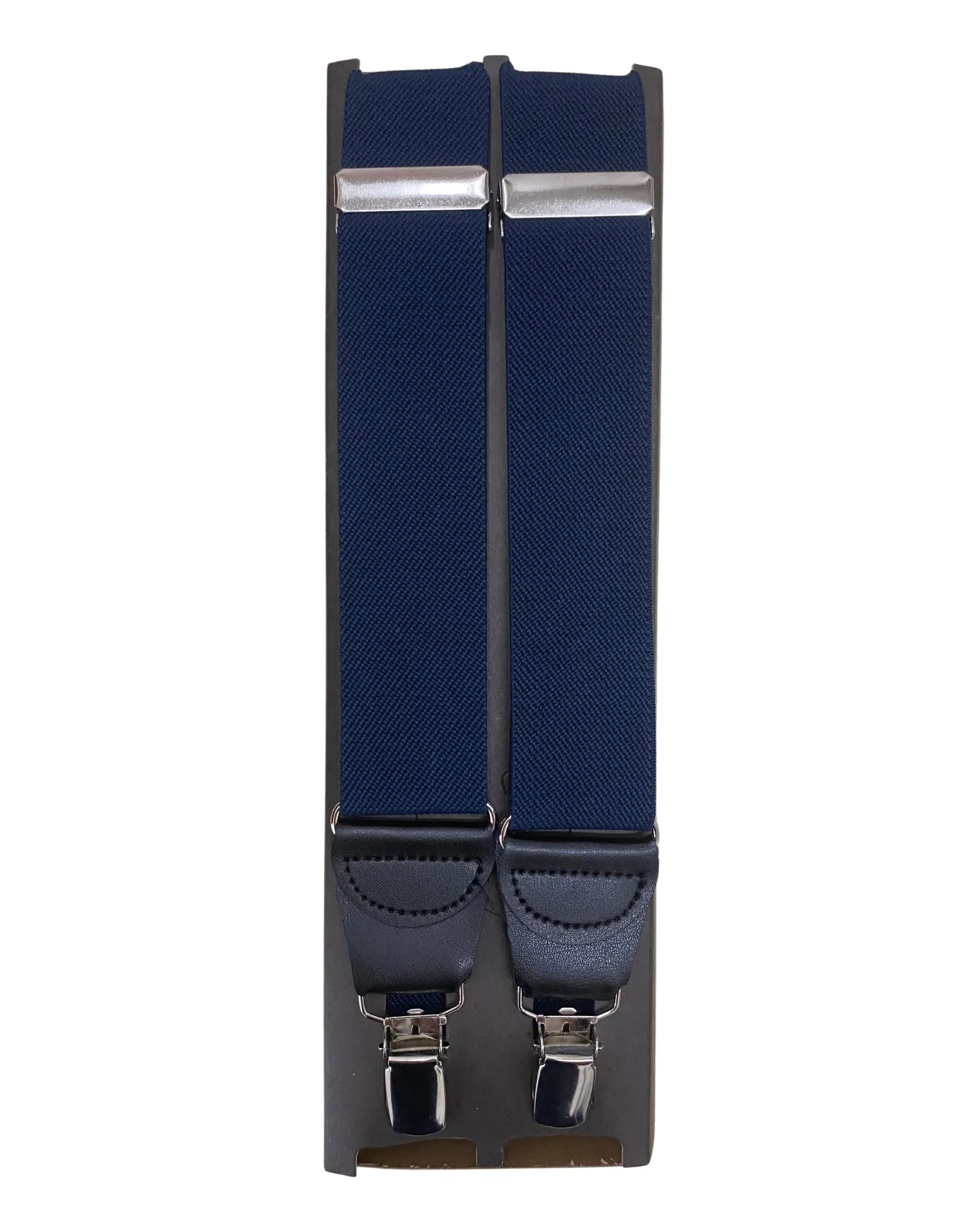 Status Clip Suspenders - Navy Blue