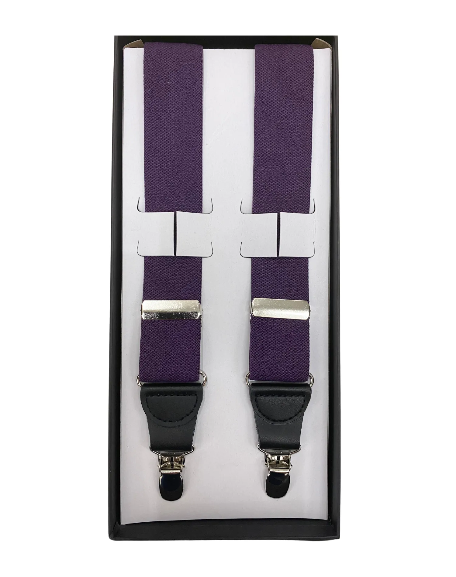 Status Clip Suspenders - Purple