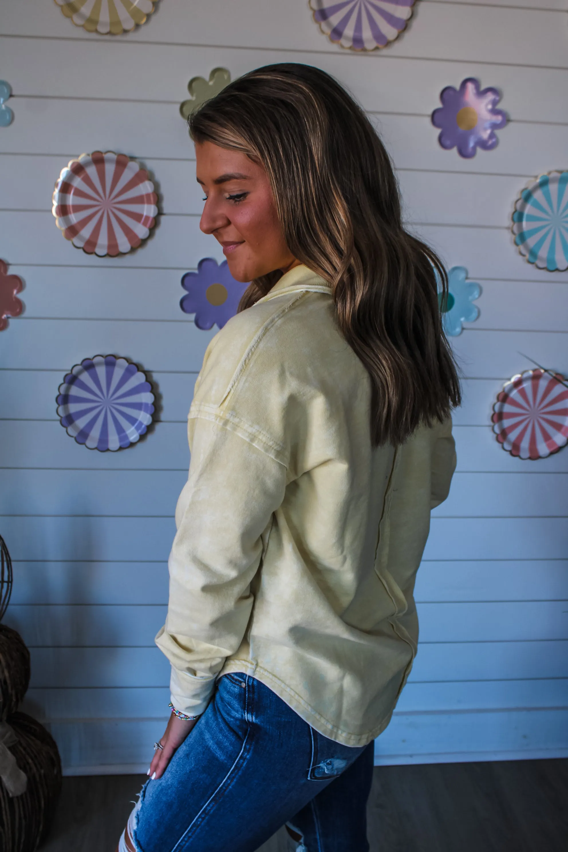 Sun-drenched Polo Pullover • Yellow