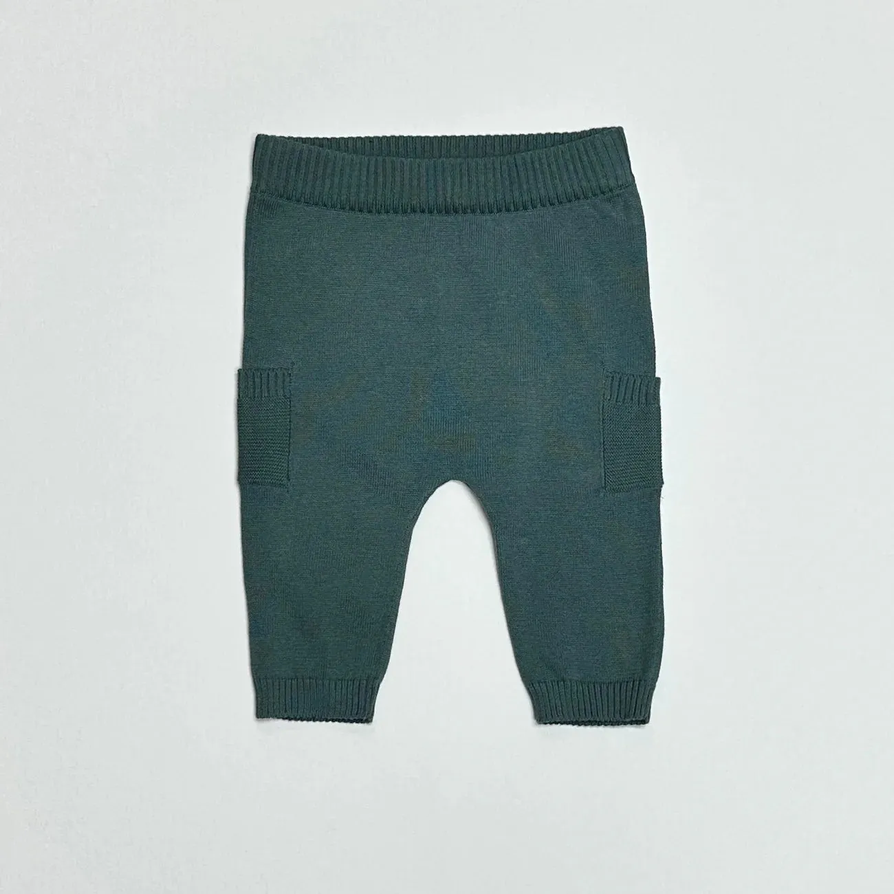 Teal Baby Knit Pants