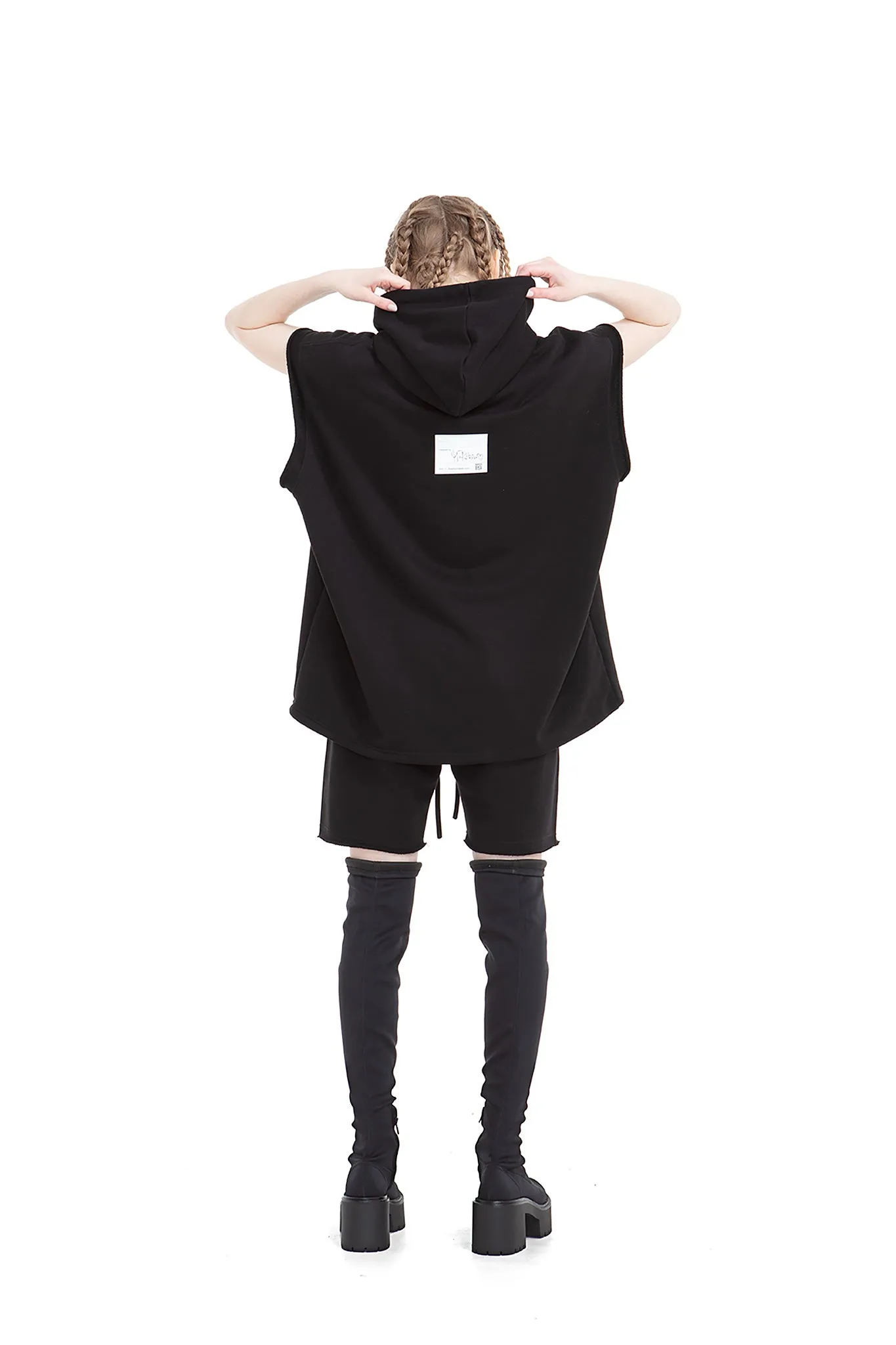 Techno Relaxed Unisex Hooded Vest