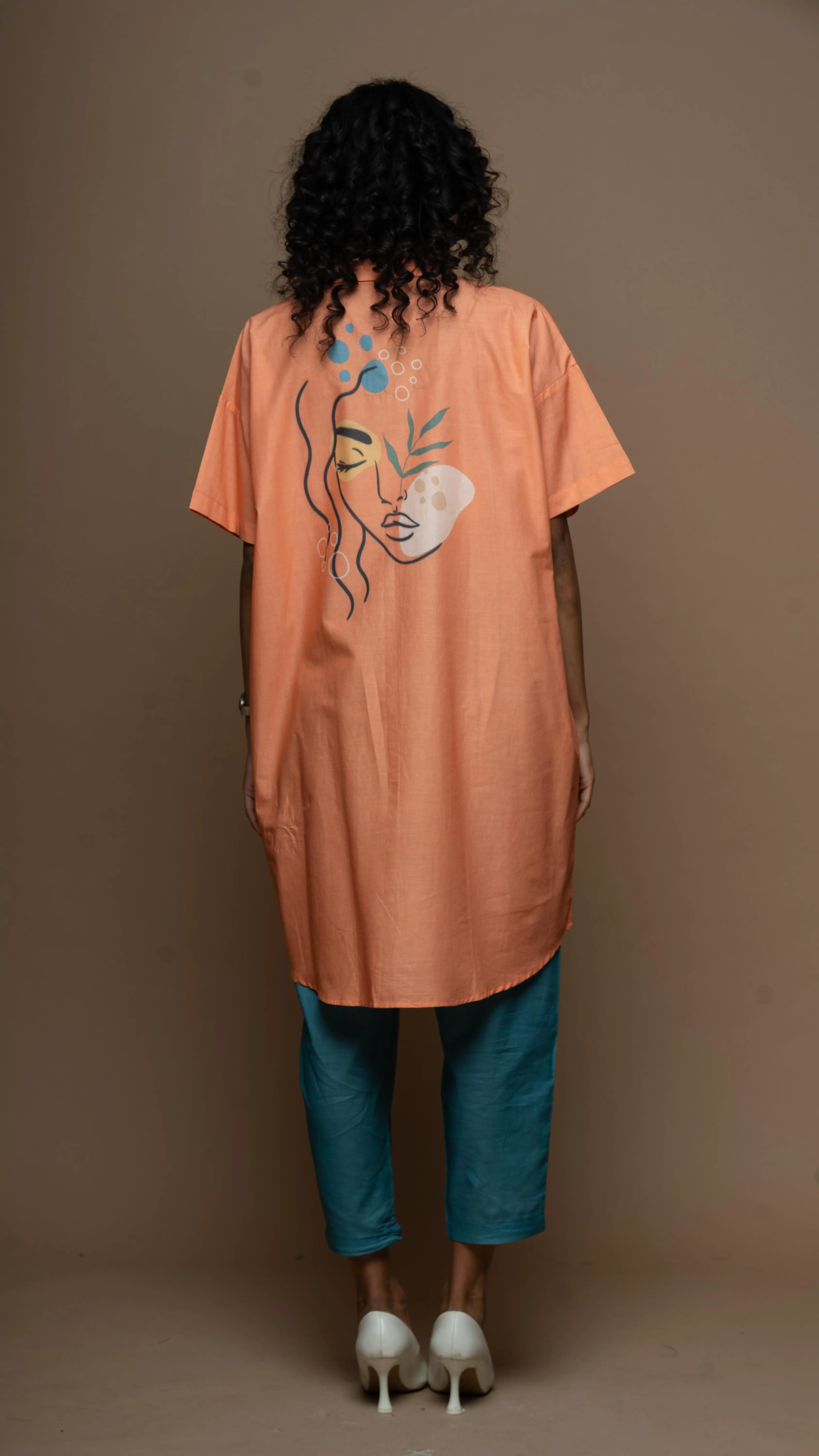 Tender Terracotta Tranquil Lady: Co-ord Pants Set