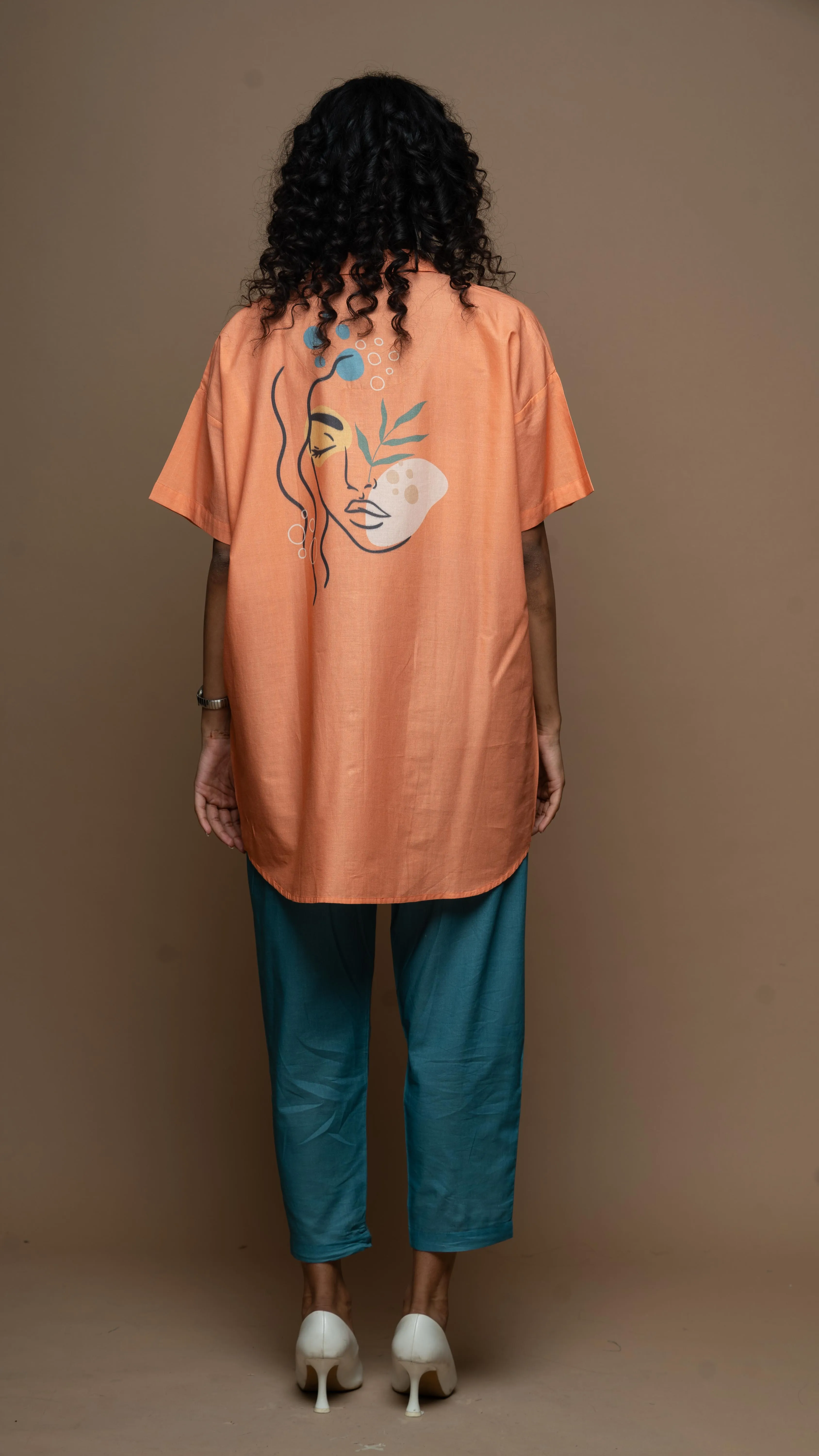 Tender Terracotta Tranquil Lady: Co-ord Pants Set