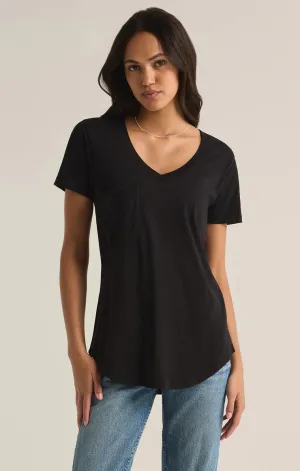 The Pocket Tee- Jet Black