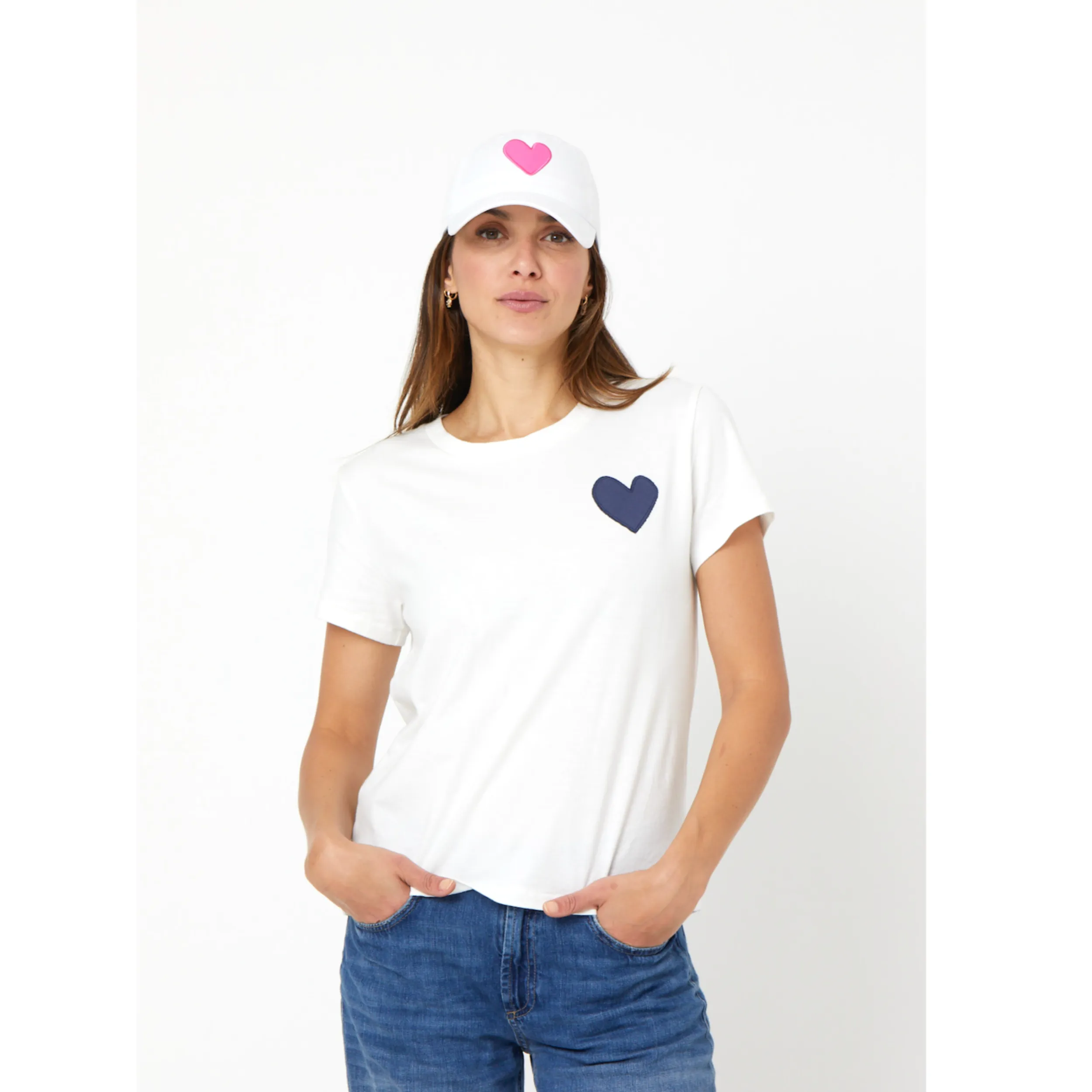 The Suke Tee Contrast Imperfect Heart