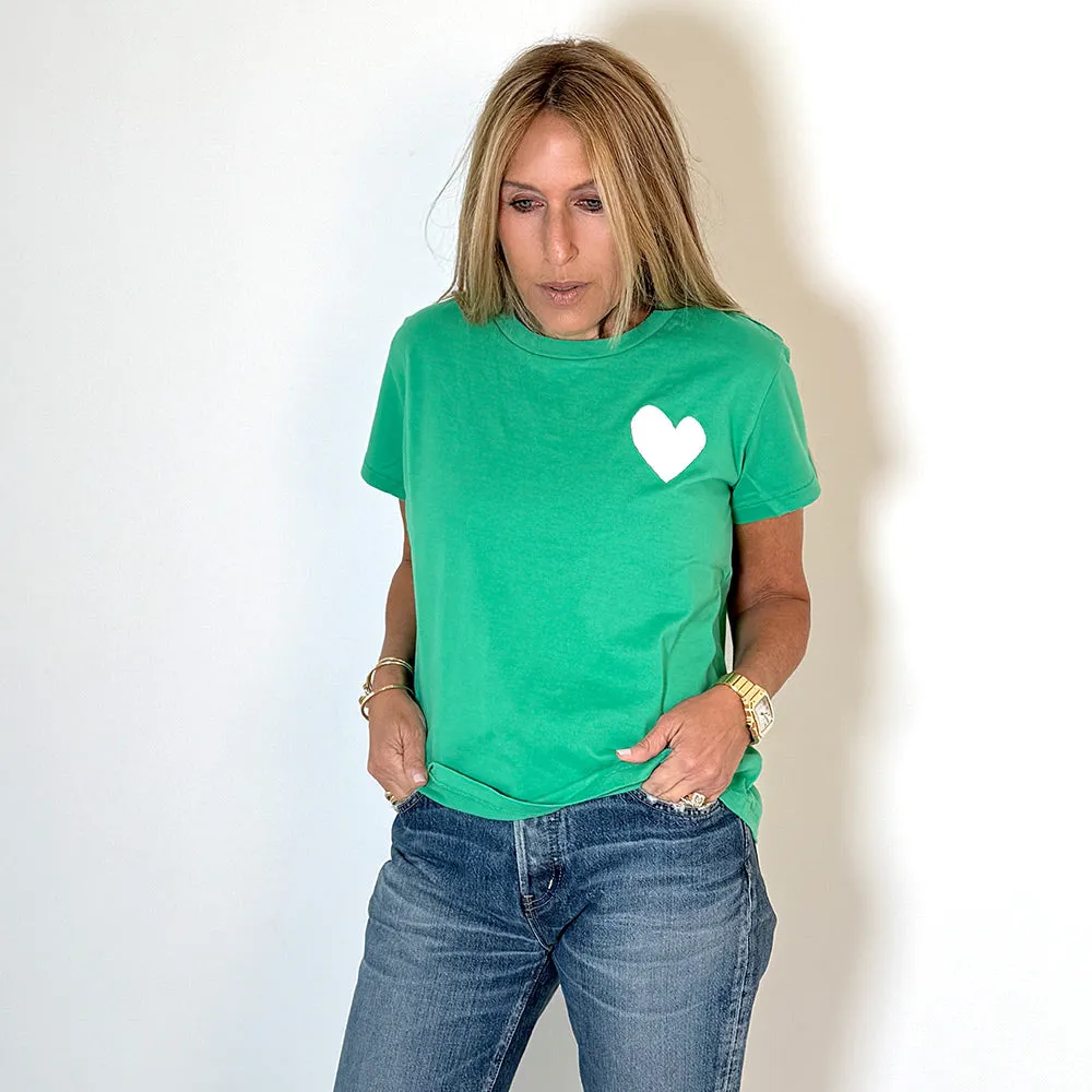 The Suke Tee Contrast Imperfect Heart