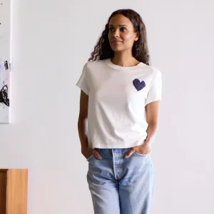 The Suke Tee Contrast Imperfect Heart