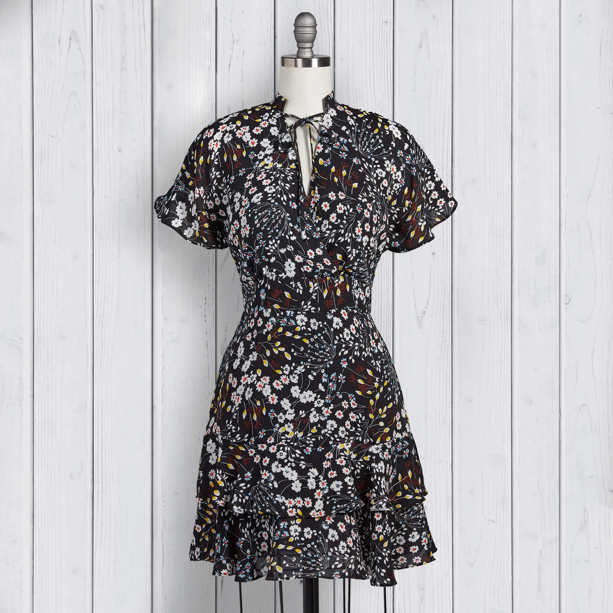 Then and Now Floral Dress
