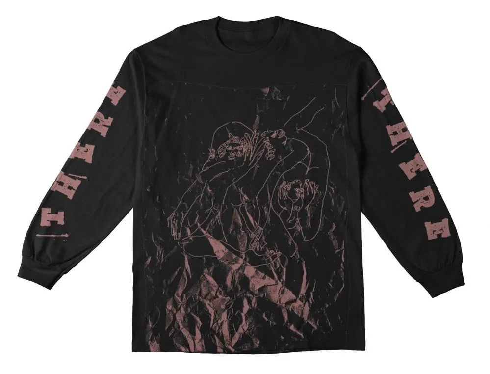 There L/S T-Shirt Noise - Black / Pink