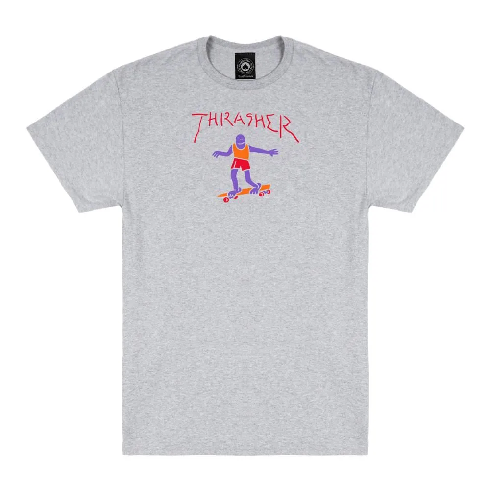 Thrasher T-Shirt Gonz Fill - Ash Grey