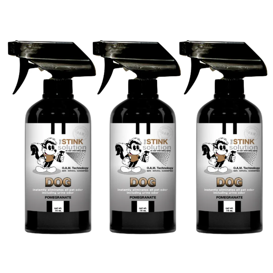 Three Pack - Two Dog Odor Eliminating Sprays   One Spray of Choice 16 oz