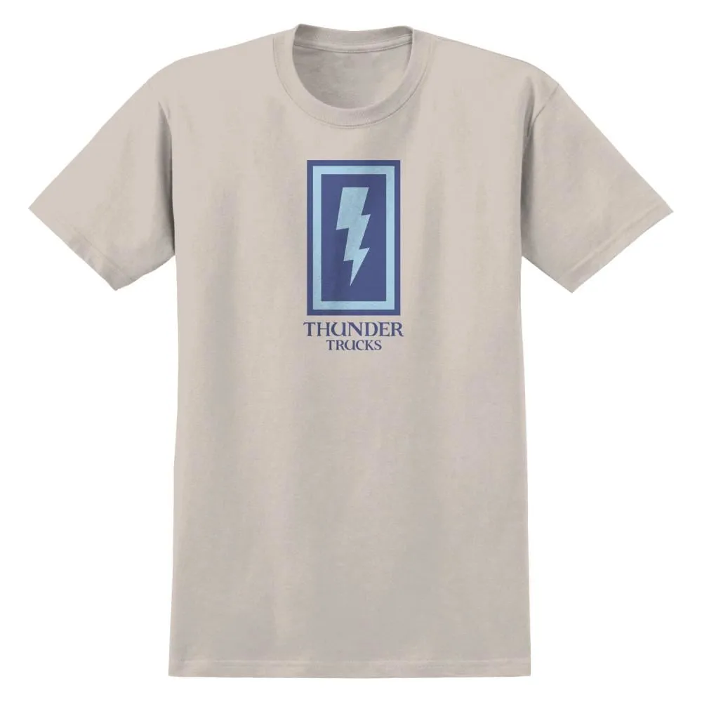 Thunder T-Shirt Boxed Bolt - Natural / Blue Print