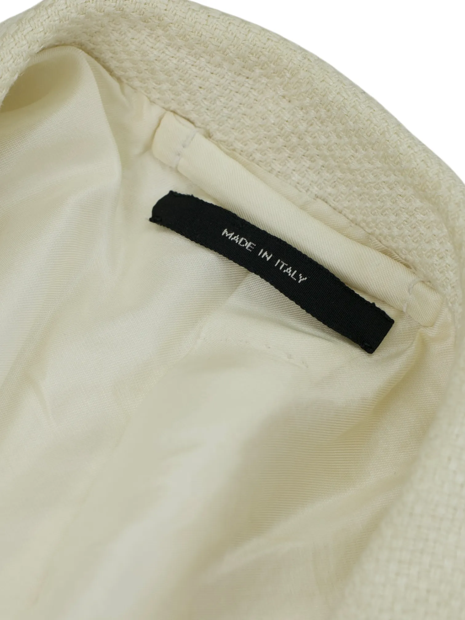 Tom Ford Offwhite Silk & Cotton Hopsack O'Connor Jacket