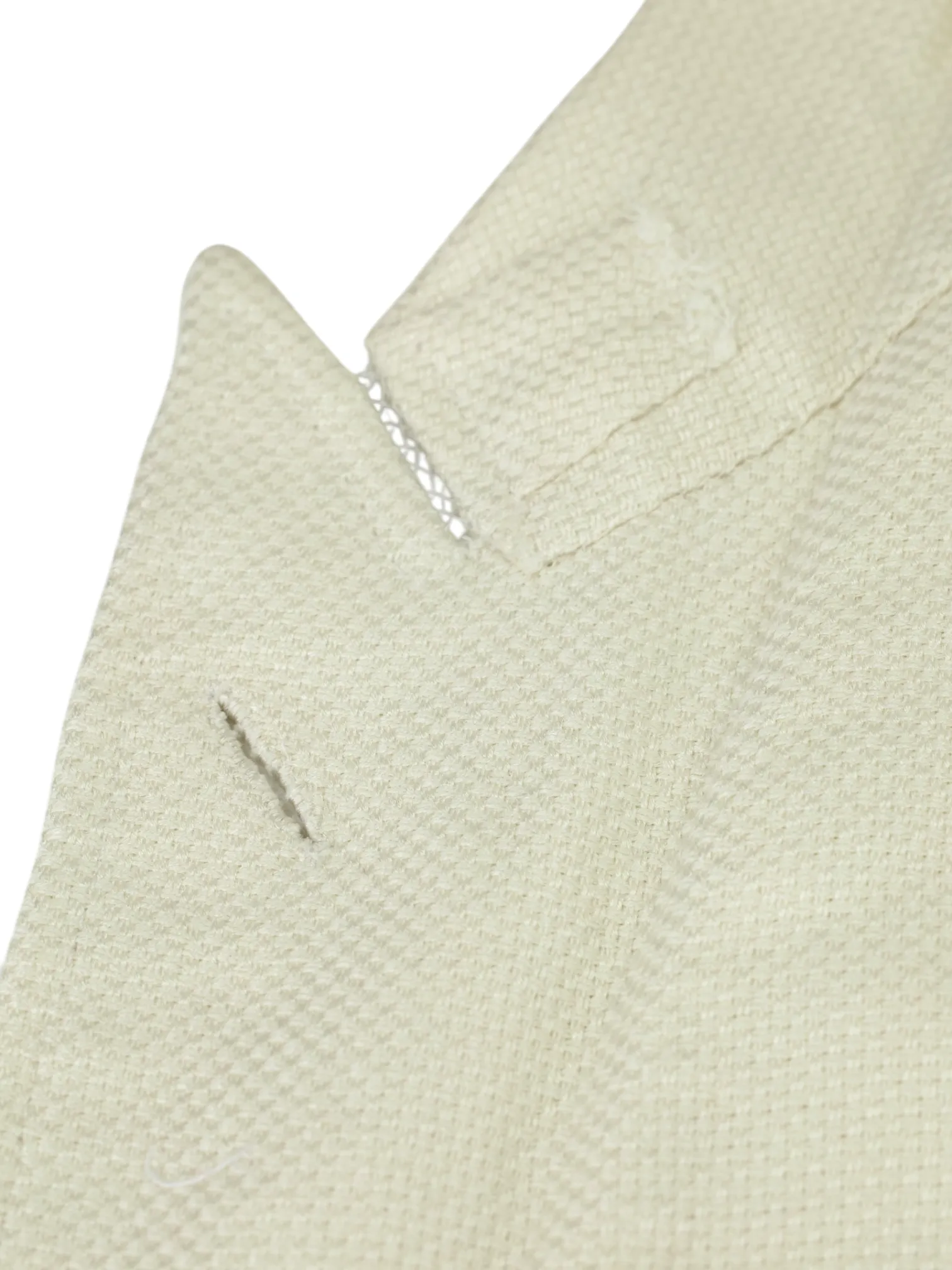 Tom Ford Offwhite Silk & Cotton Hopsack O'Connor Jacket