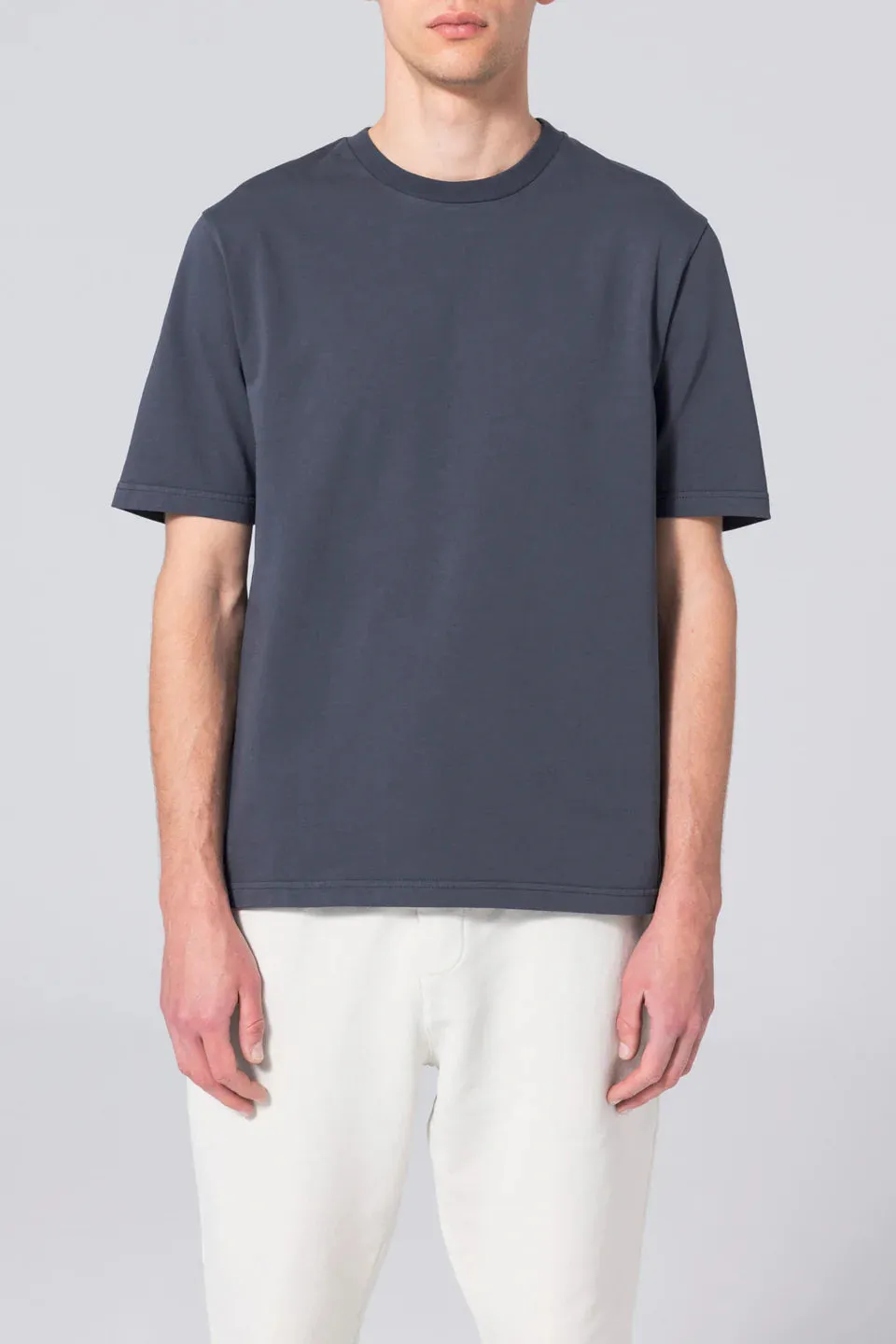 Unfeigned Basic T-Shirt - Blue Graphite