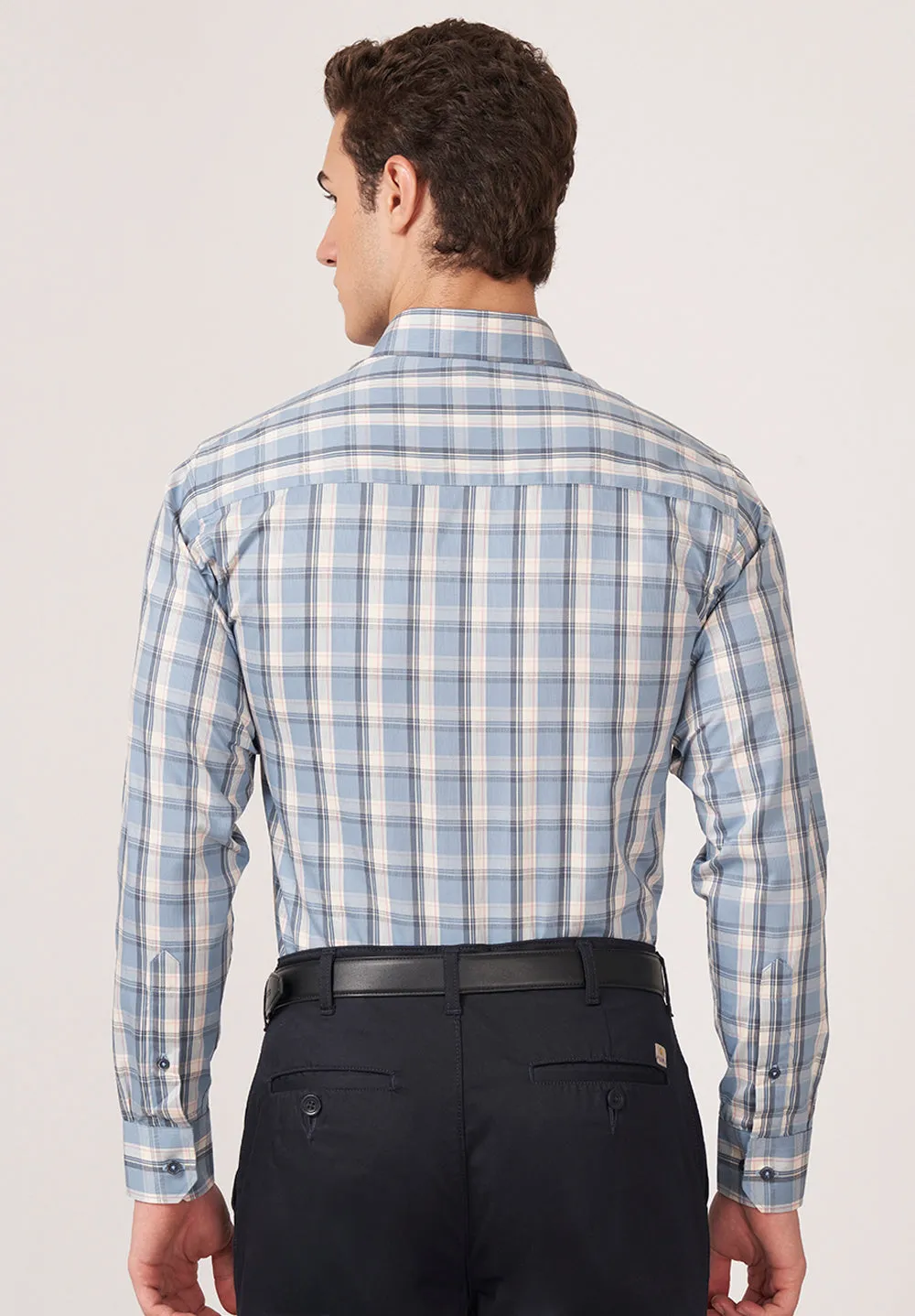 Urban Twist Pure Cotton Formal- Slim Fit Shirt- S49125