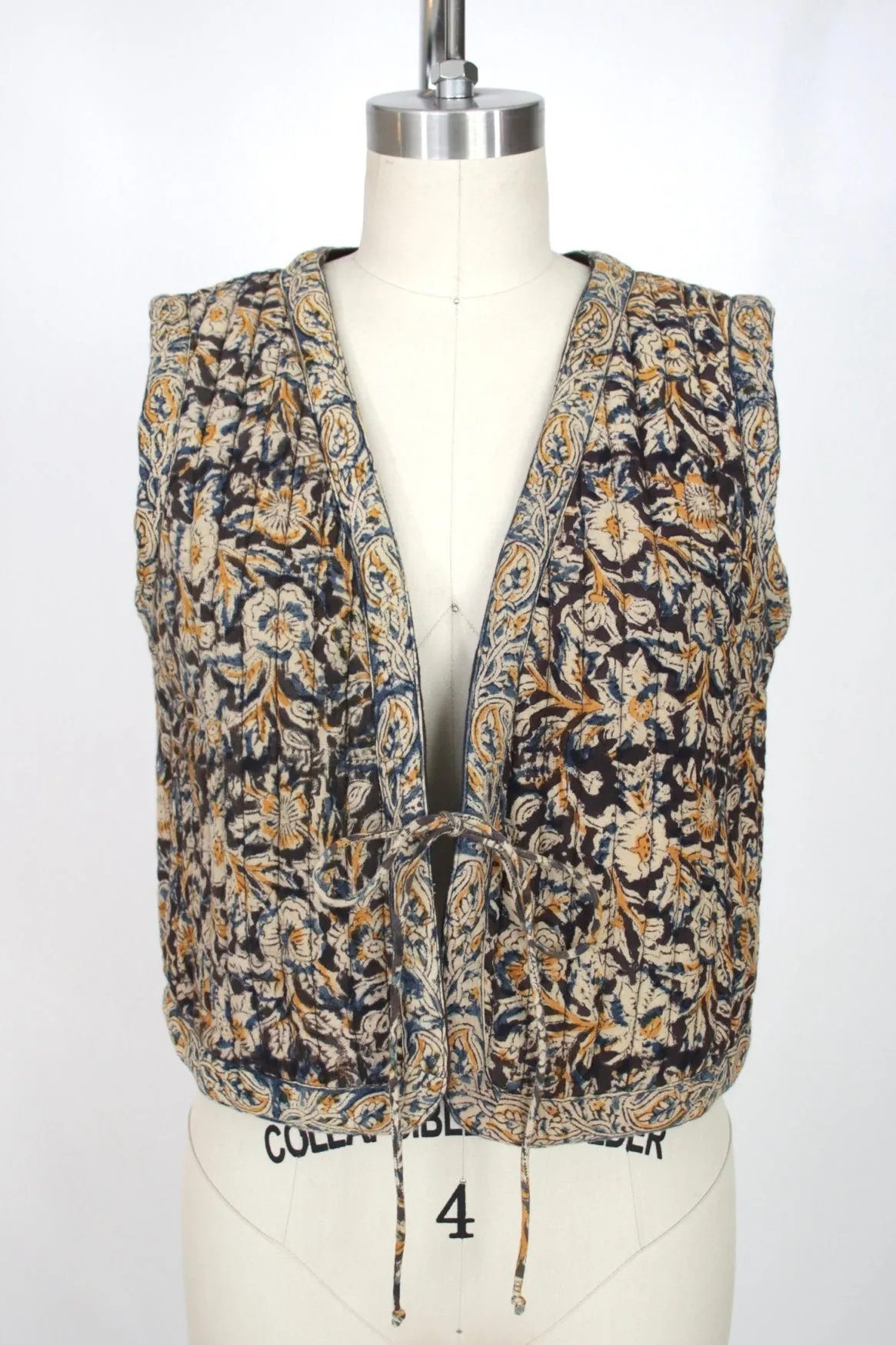 V.D.E Vinster Floral Quilted Vest