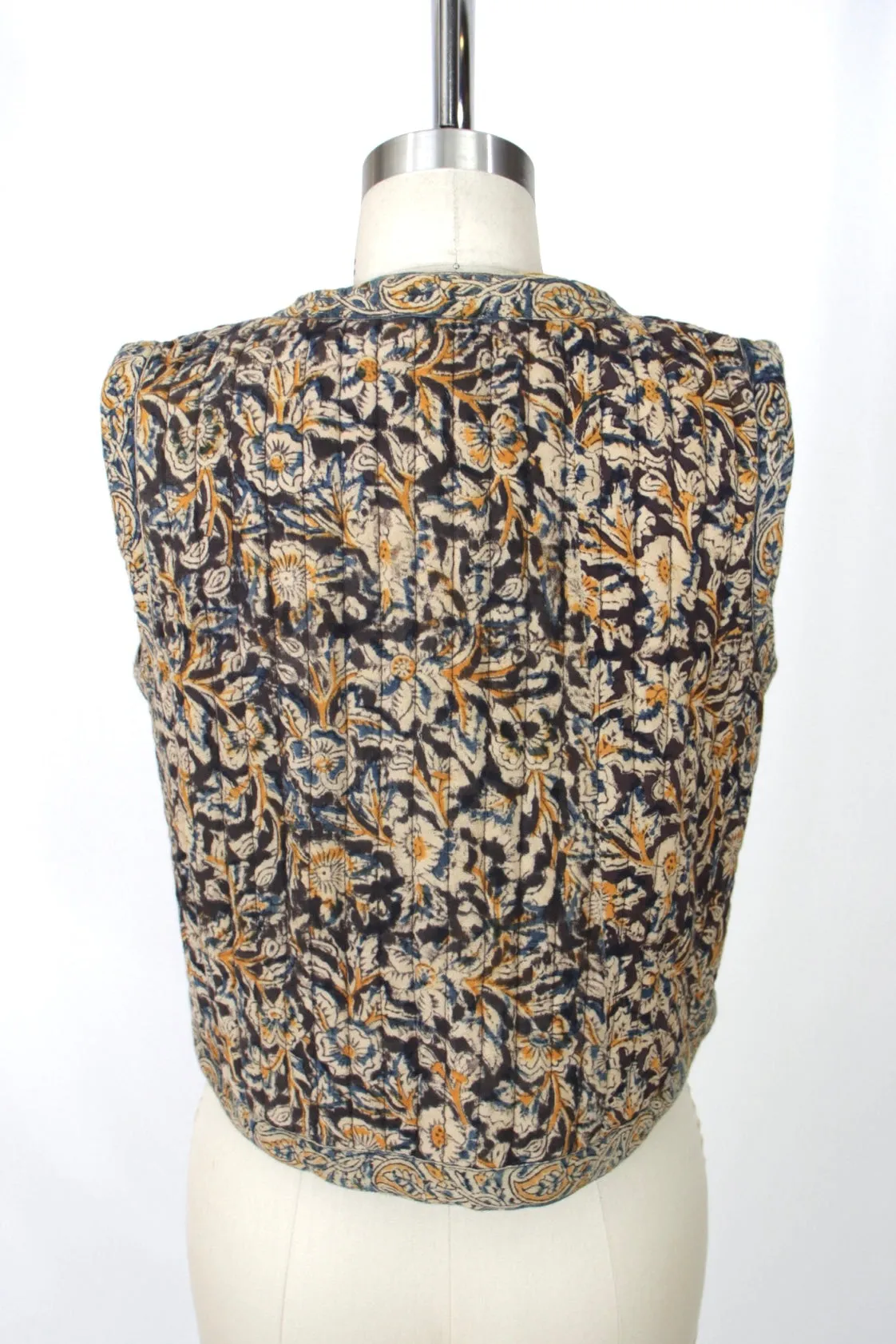 V.D.E Vinster Floral Quilted Vest