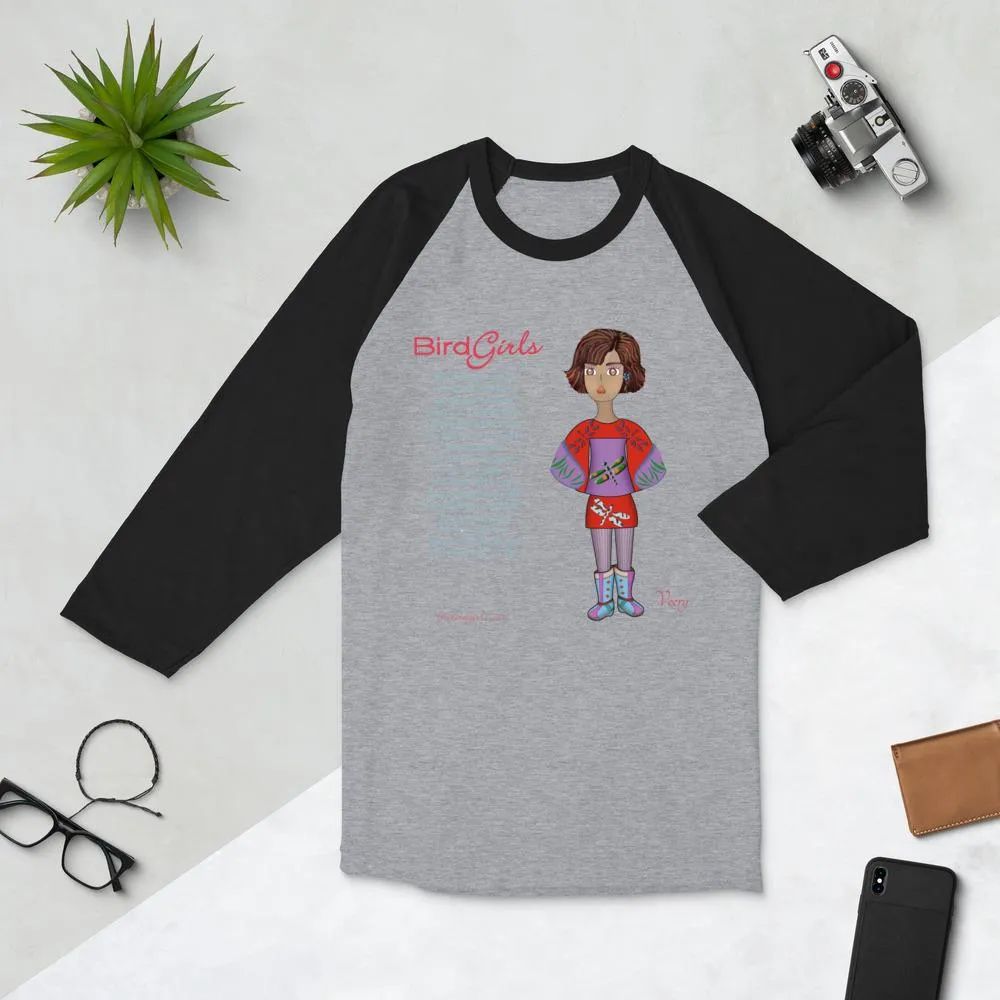 Veery 3/4 sleeve raglan shirt