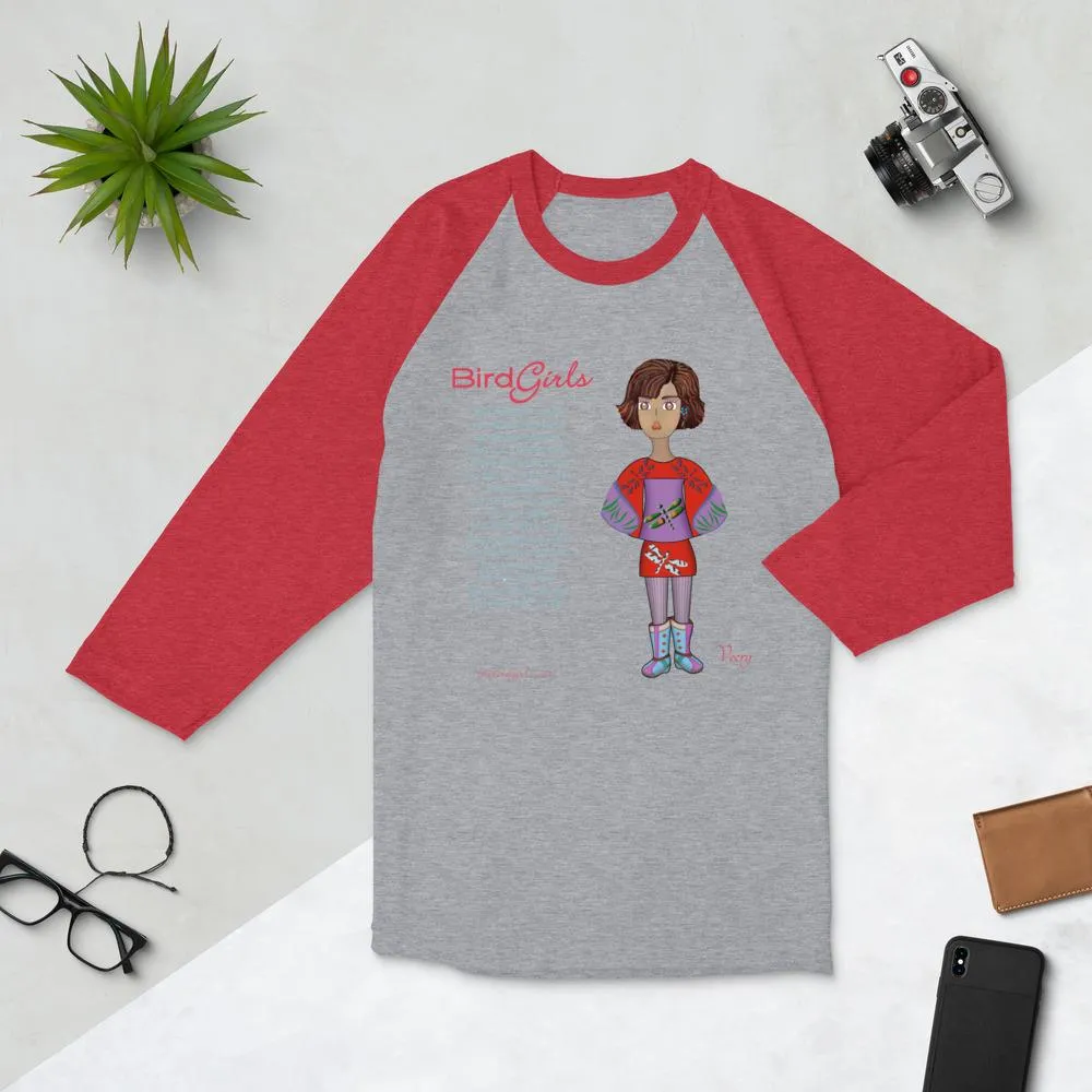 Veery 3/4 sleeve raglan shirt