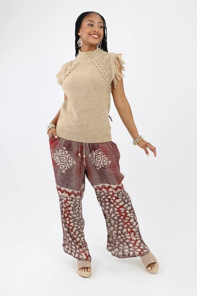 Wanderlust Flowy Pants - Mauve