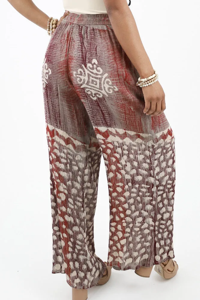Wanderlust Flowy Pants - Mauve