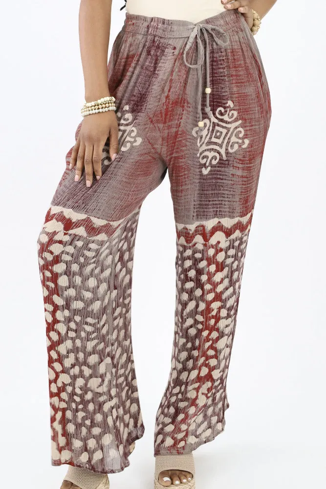 Wanderlust Flowy Pants - Mauve
