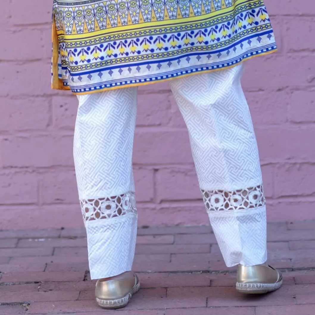 White Cotton Pant