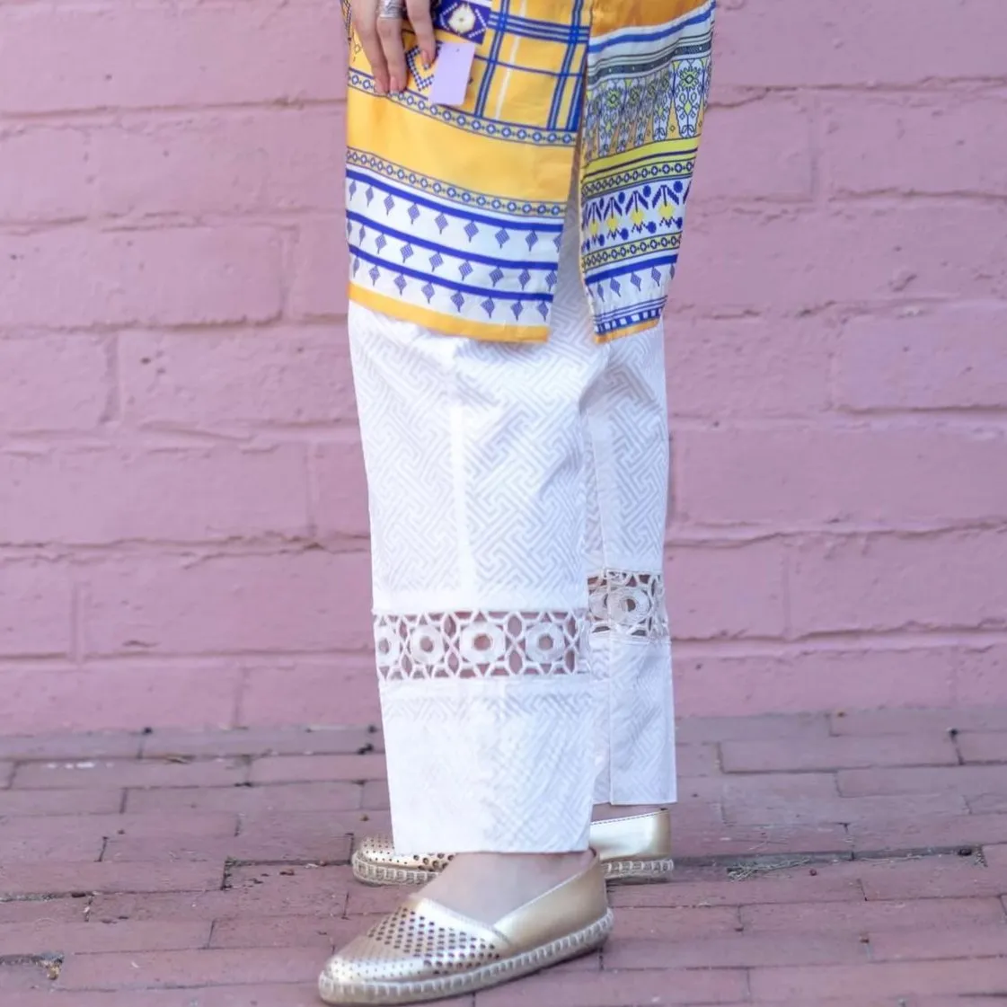 White Cotton Pant