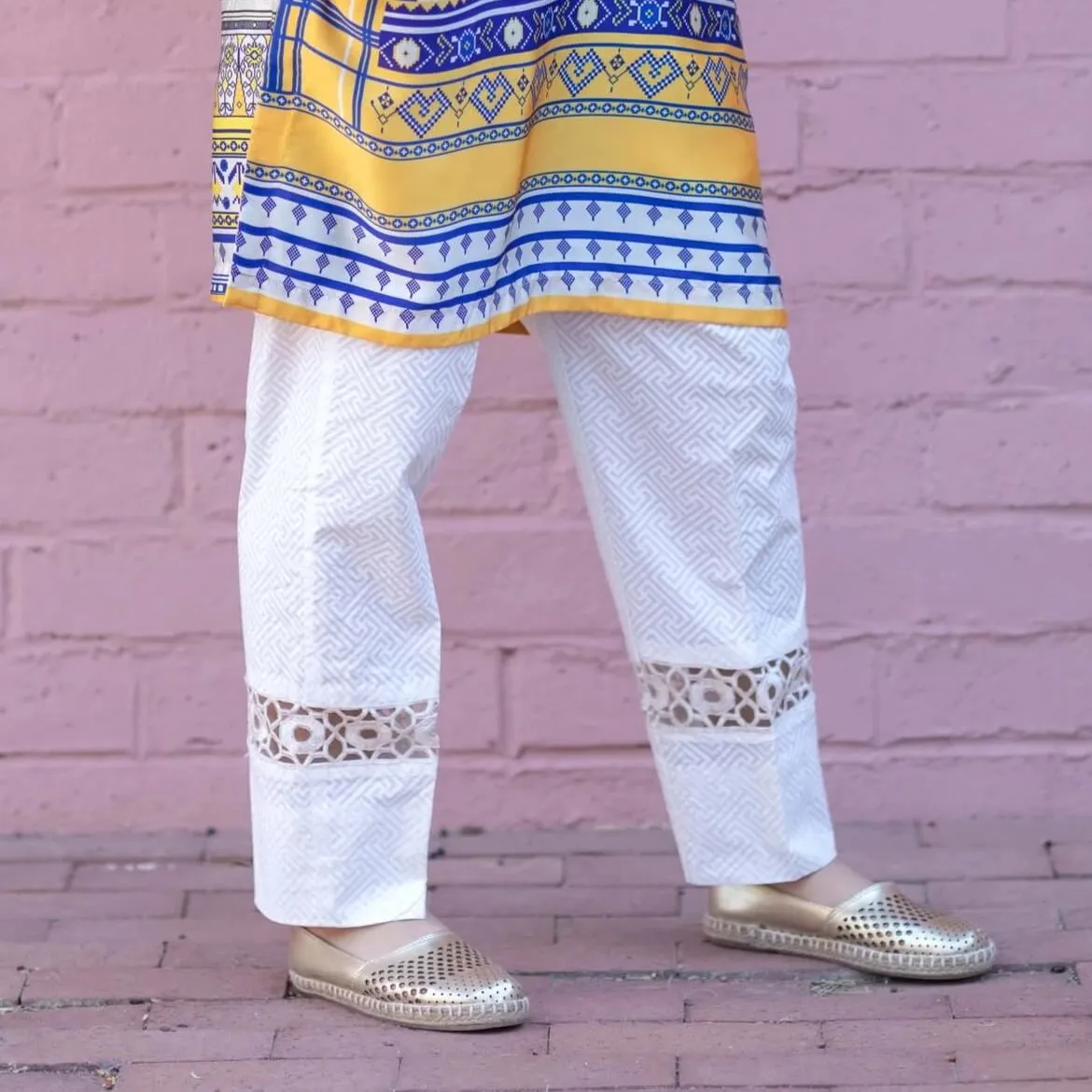 White Cotton Pant