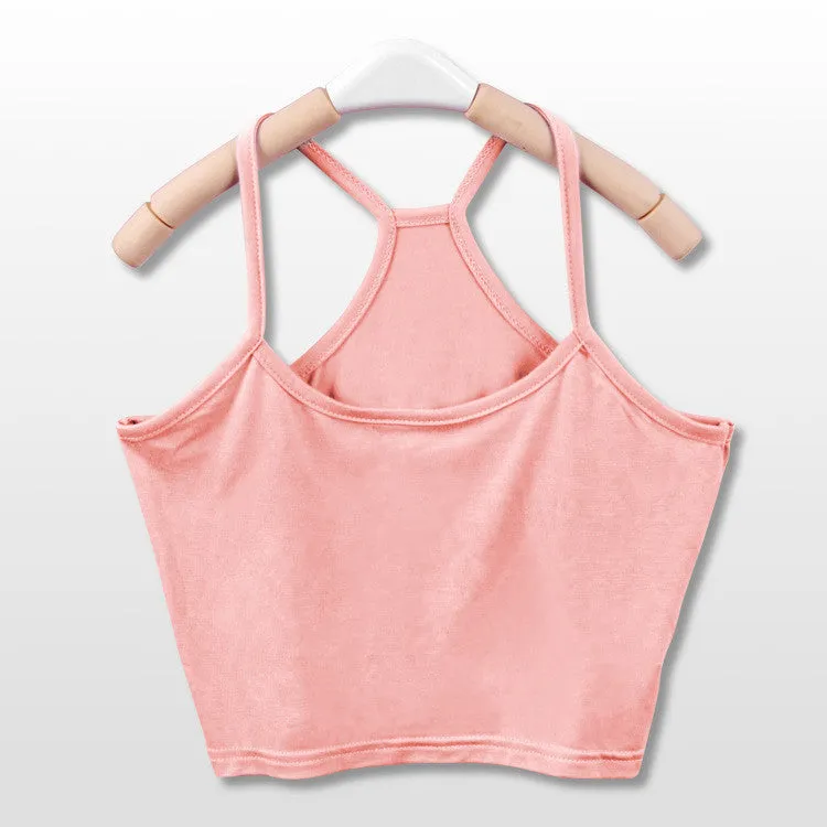Women Tank Crop Top Short Vest Womens Sexy Camisole Bustier Crop Top cropped Camisa Feminina