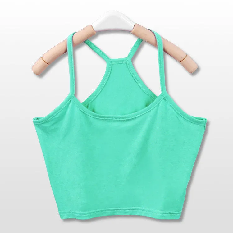 Women Tank Crop Top Short Vest Womens Sexy Camisole Bustier Crop Top cropped Camisa Feminina
