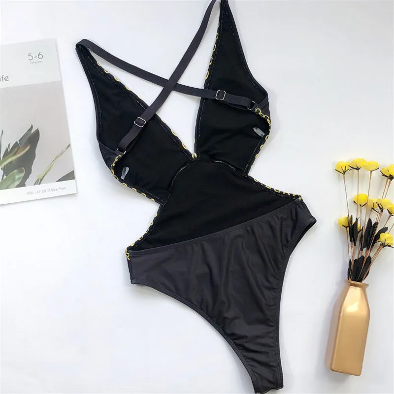 Women's bikini with chain print trendy