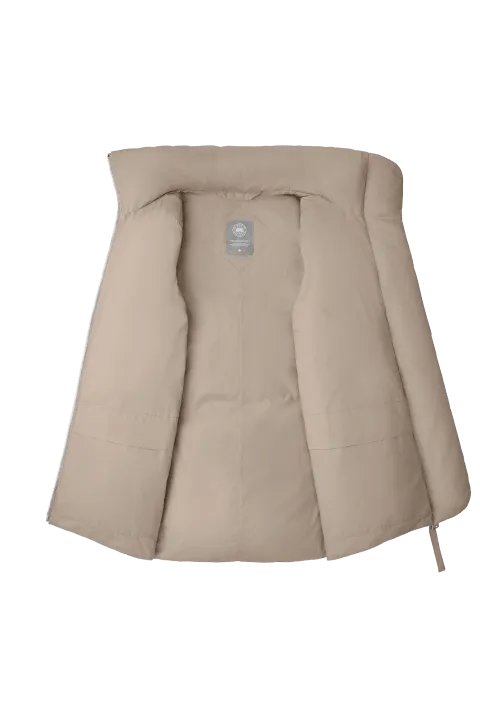 Womens Garnet Long Vest Desert Sand -4824W