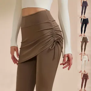 Yoga Pants with Skirt Design