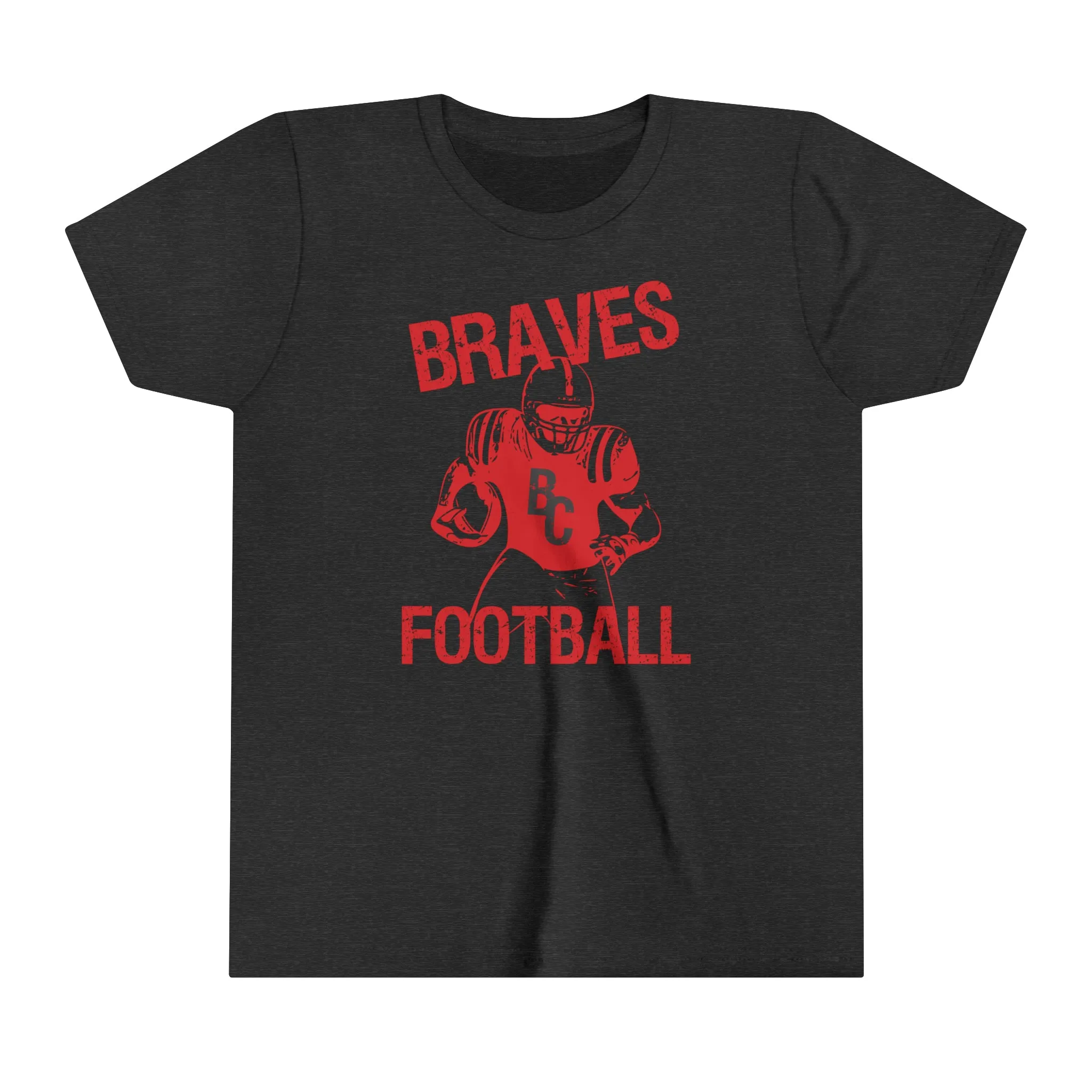 YOUTH - Braves Football Short Sleeve Tee