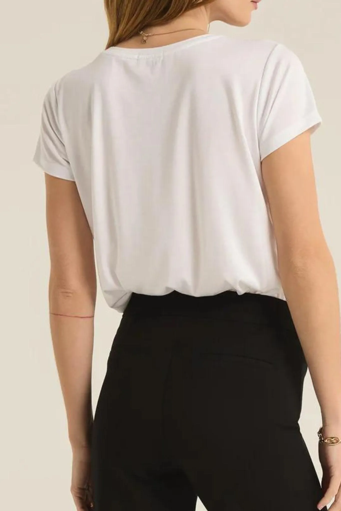 Z Supply: Backstage Crew Neck Tee in White