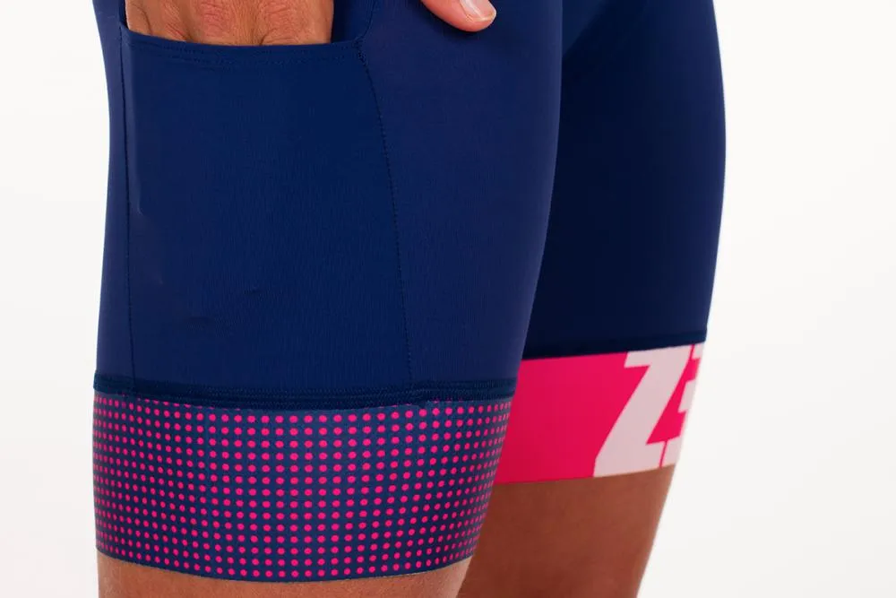 ZEROD Female TT Triathlon Suit Purple/Pink