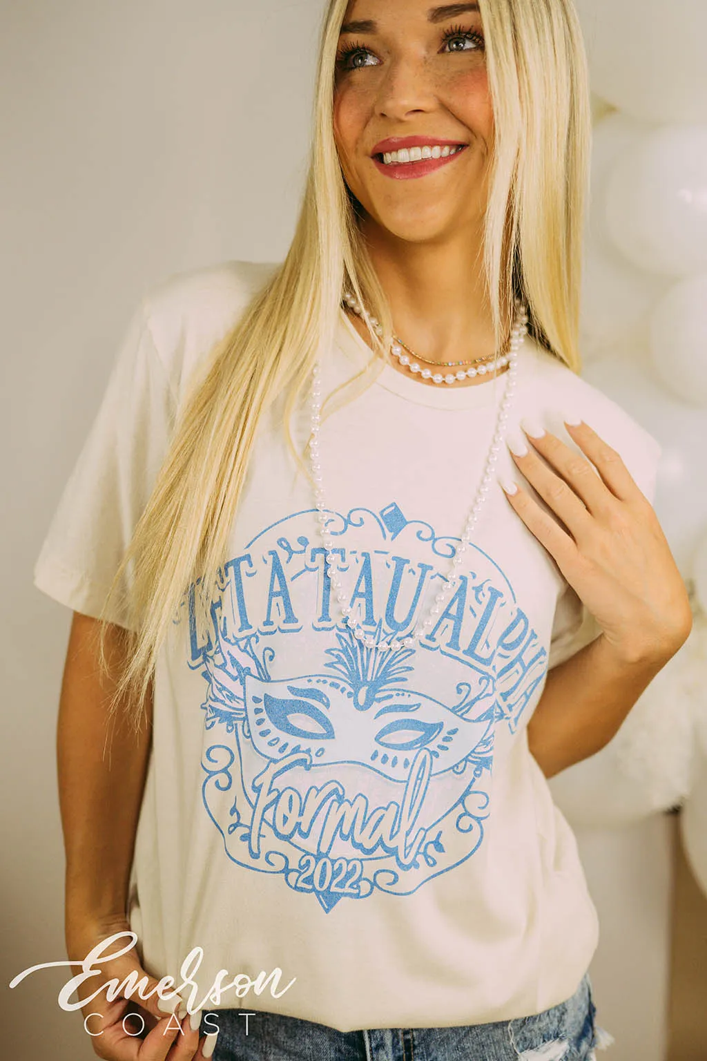 Zeta Tau Alpha Formal Masquerade Mask Tee