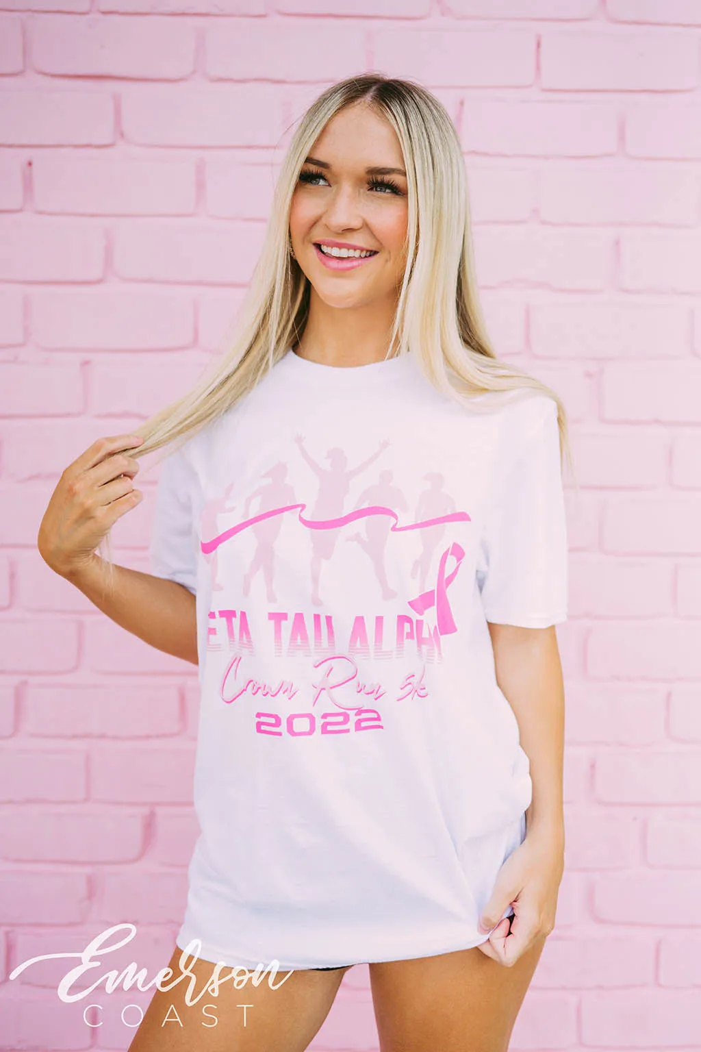Zeta Tau Alpha Philanthropy Crown Run Tee