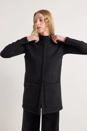 Zodiac Vest - Black Boucle