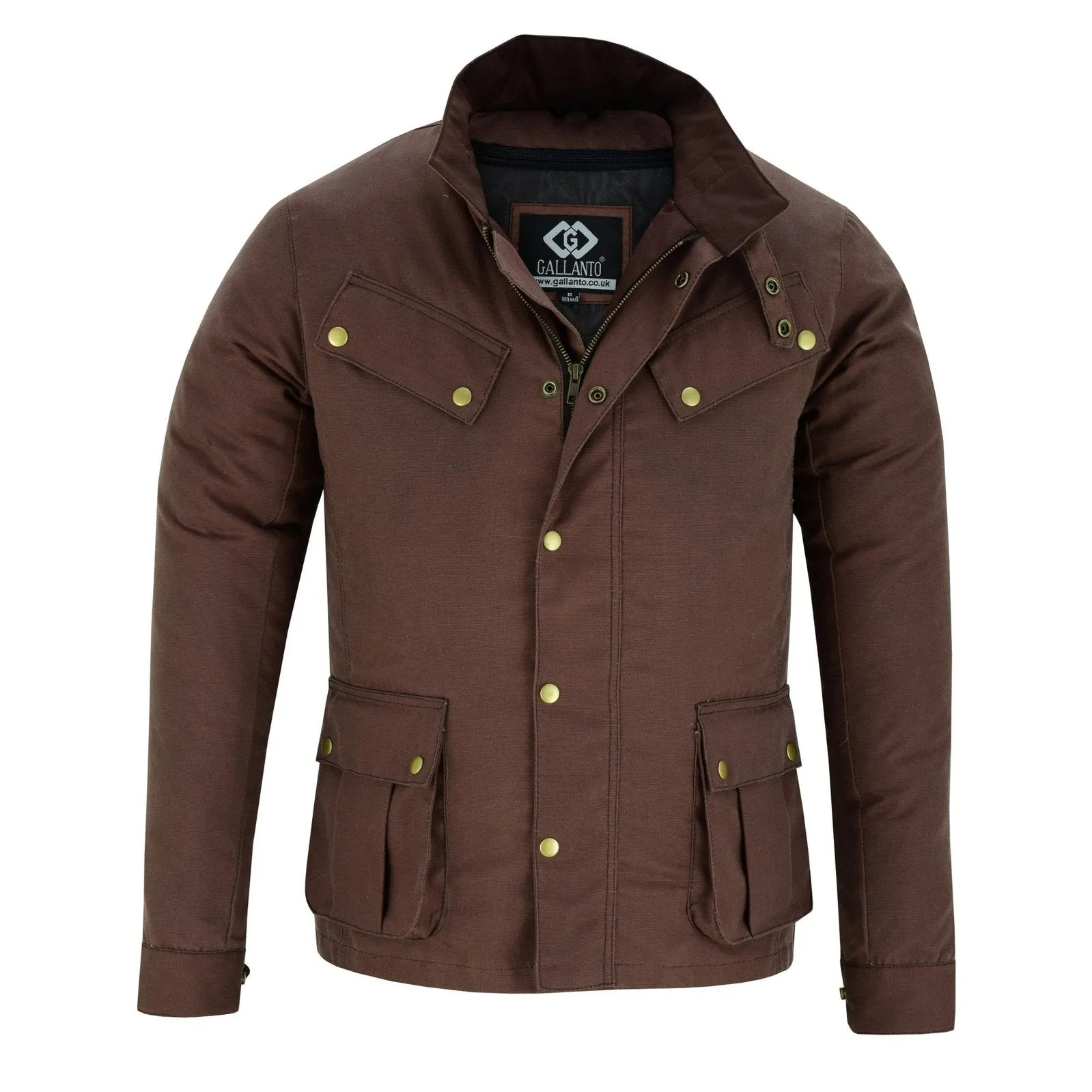 Zodiac Waxed Cotton Motorcycle Jacket Textile Biker Fashion