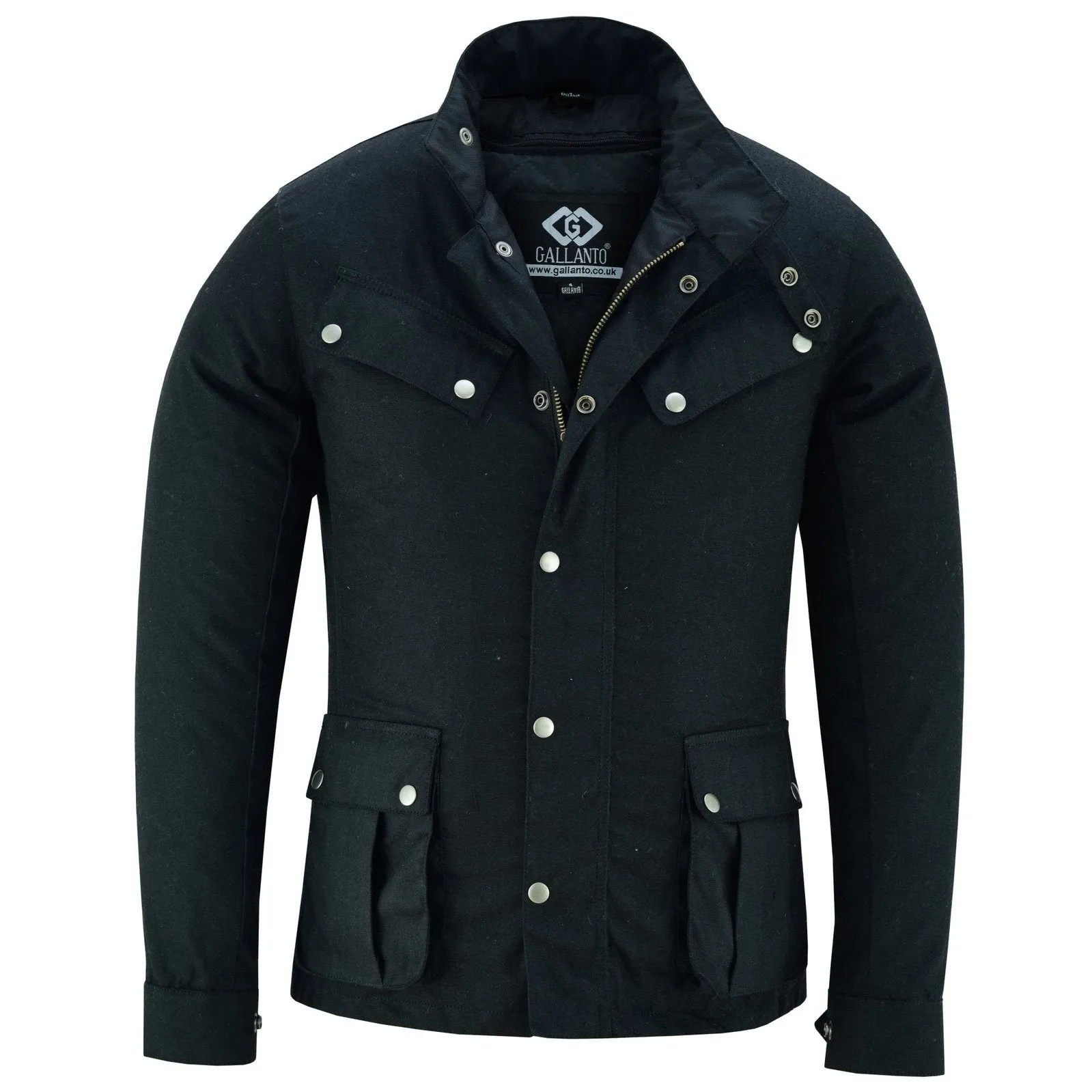 Zodiac Waxed Cotton Motorcycle Jacket Textile Biker Fashion