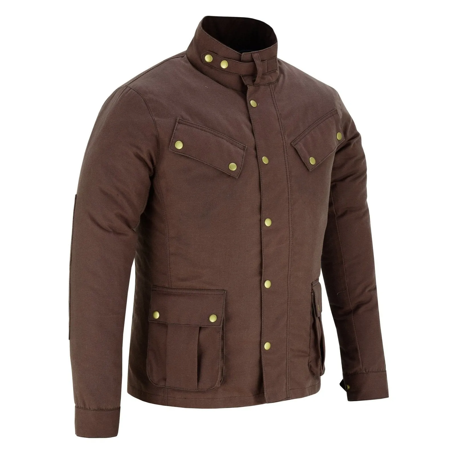 Zodiac Waxed Cotton Motorcycle Jacket Textile Biker Fashion