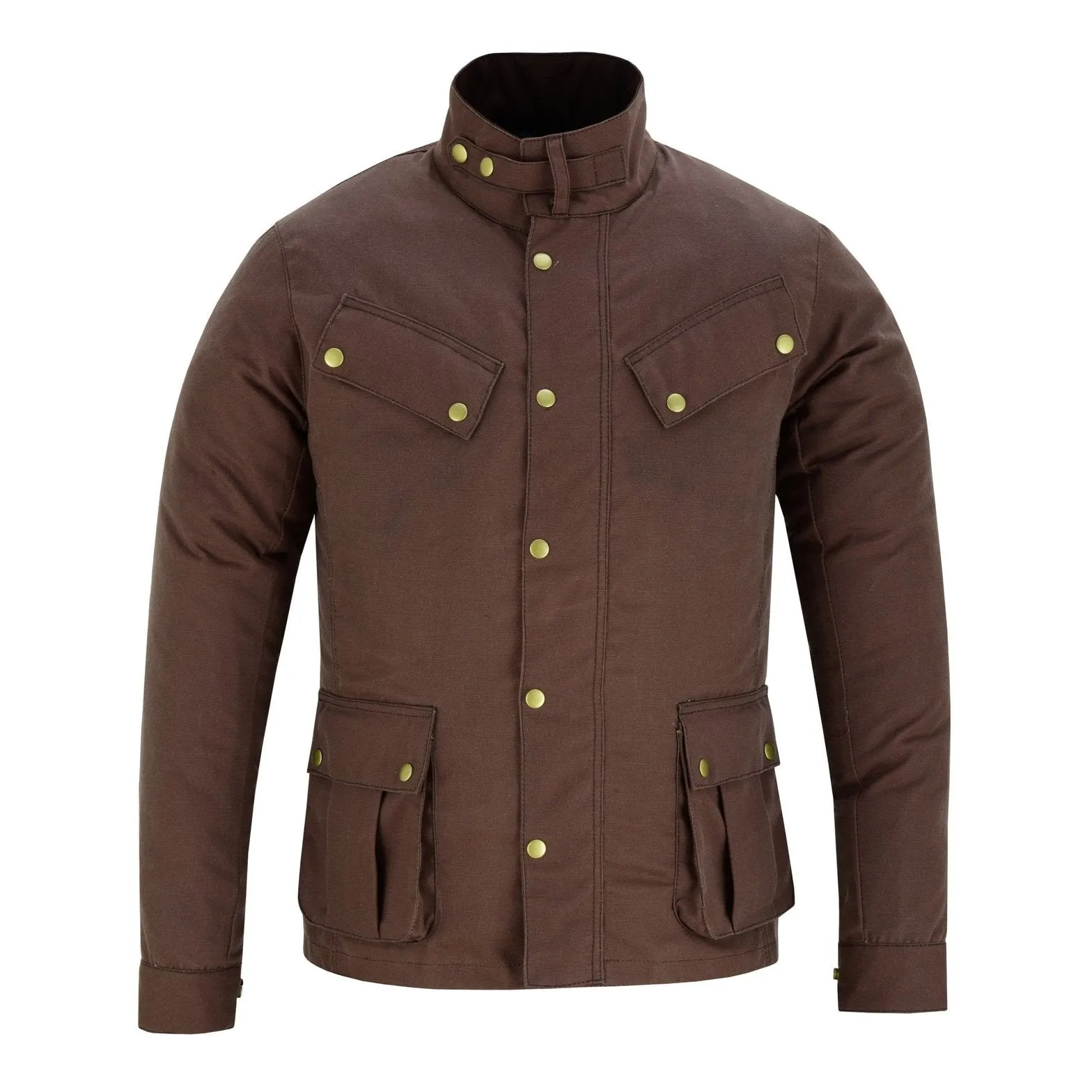 Zodiac Waxed Cotton Motorcycle Jacket Textile Biker Fashion